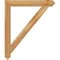 Ekena Millwork Traditional Arts & Crafts Rough Sawn Bracket, Western Red Cedar, 4"W x 34"D x 40"H BKT04X34X40TRA03RWR - alternate 4